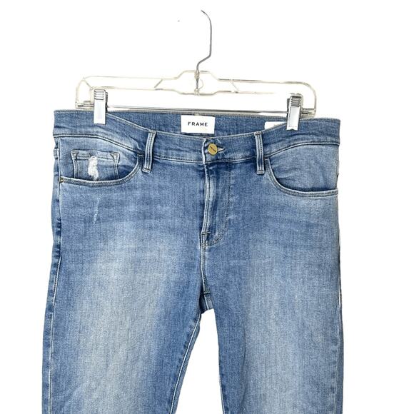 FRAME Le Garcon Mid-Rise Boyfriend Jean in Overturn Sz 28 - Picture 3 of 10